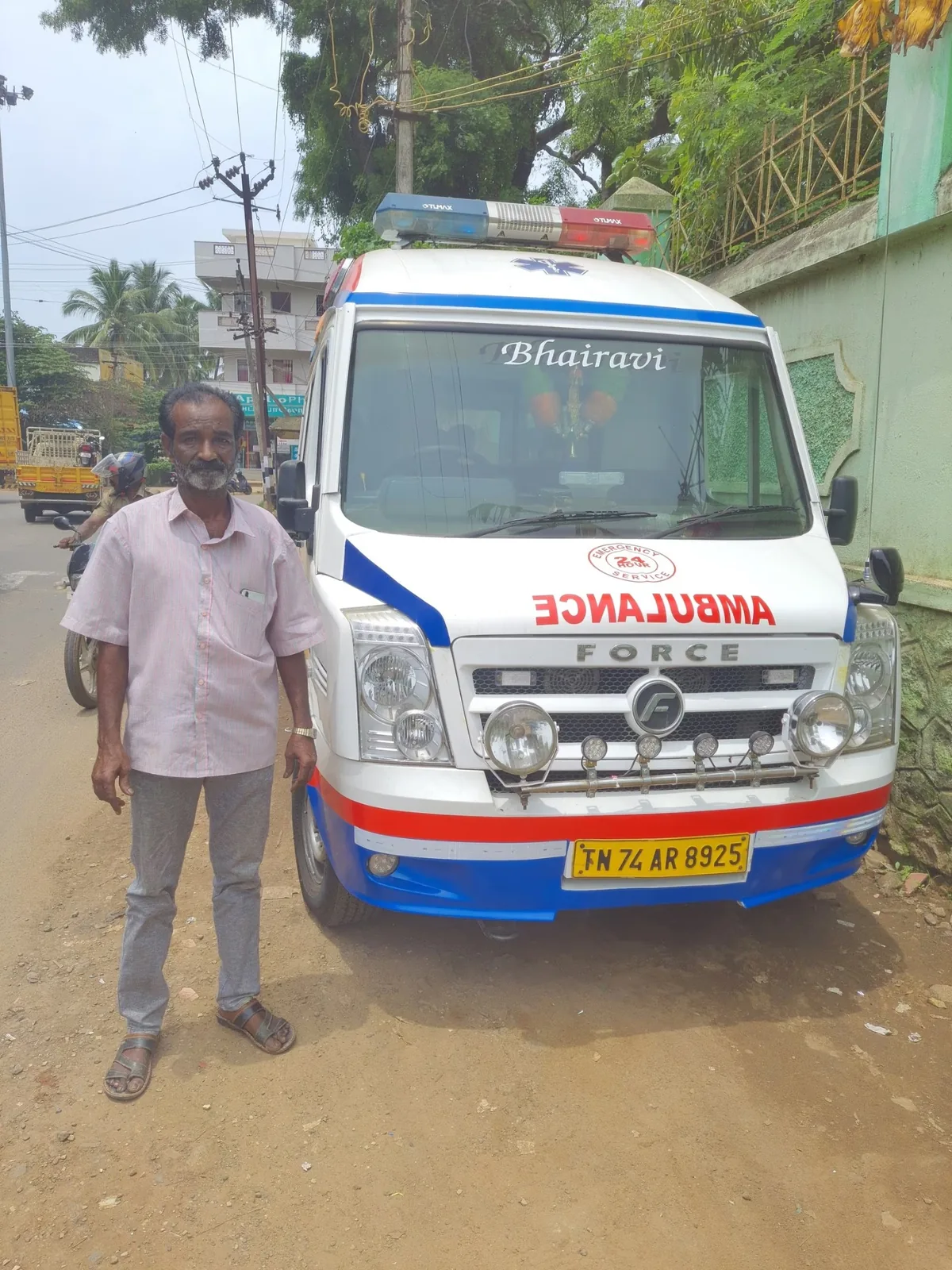 Bhairavi ambulance vehicle in Nagercoil